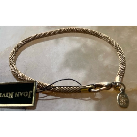 Joan Rivers Herringbone Large Bronze Clasped Western Vintage Bracelet - Picture 8 of 9